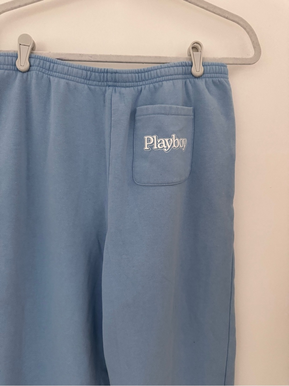PLAYBOY Light Blue Drawstring Joggers - Picture 7 of 10